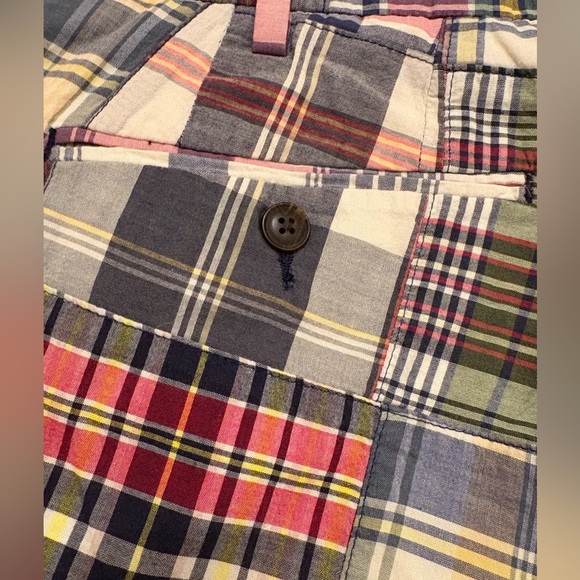 Polo Ralph Lauren Classic Fit Madras Patchwork Shorts Men’s 40 - Picture 8 of 15